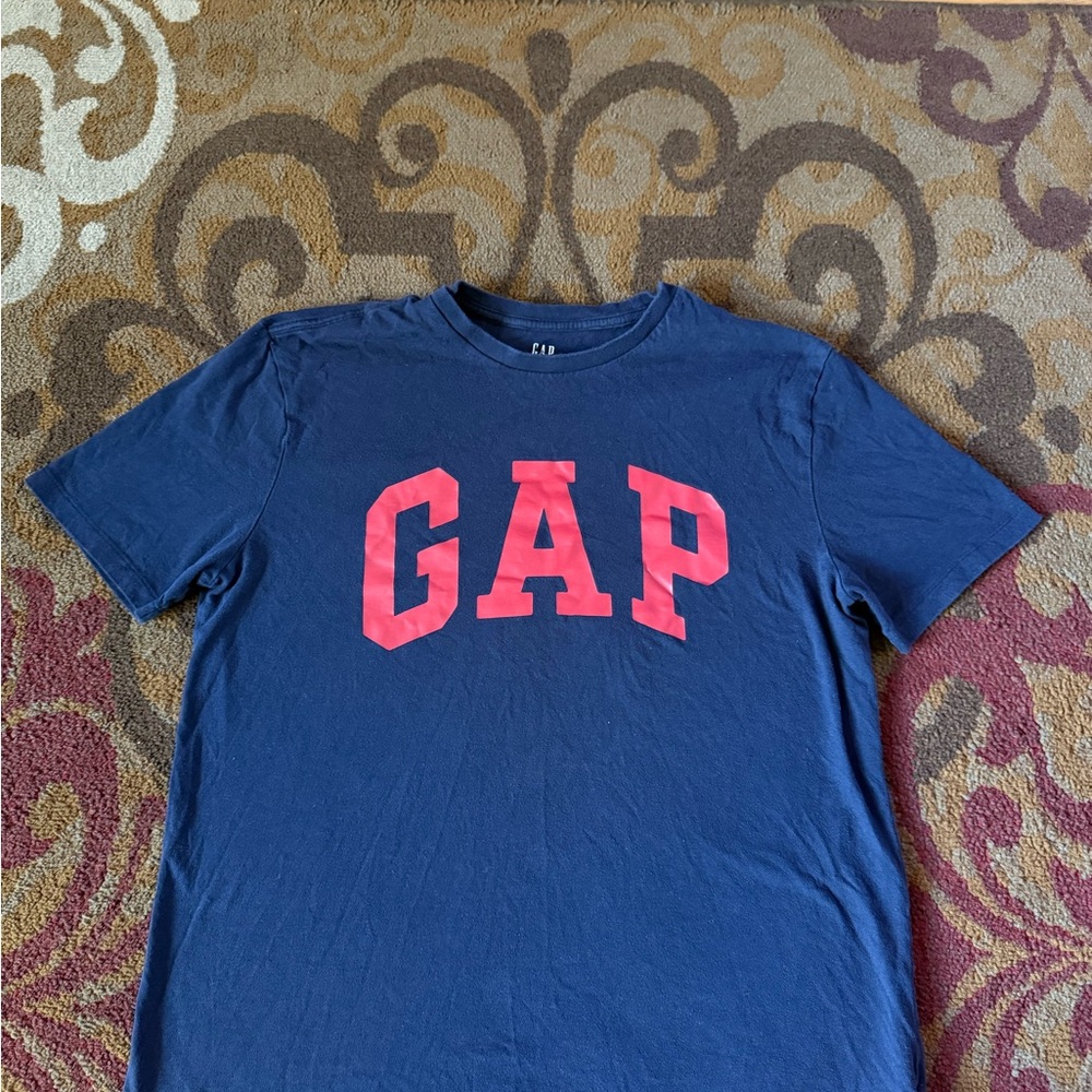 GAP Navy Blue T-Shirt with Red Logo